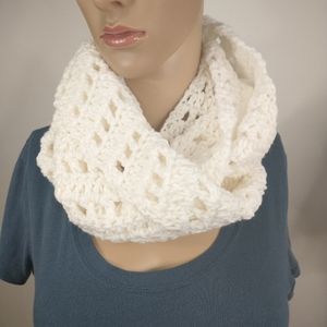 Handmade Crotcheted Infinity Scarf